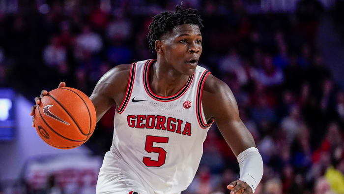 Georgia's Anthony Ewards leads as No. 1 in SI's latest Mock Draft.